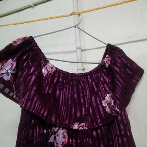 Floral Bardot Top