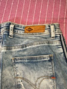 Lee Cooper Distressed  Denim Capris