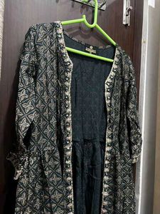 Elegant Printed front cut Kurta