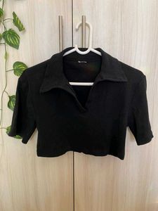 Black Crop Top
