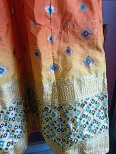 Orange Ethnic Gown 2