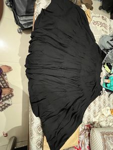 Plain black skirt, special Navratri