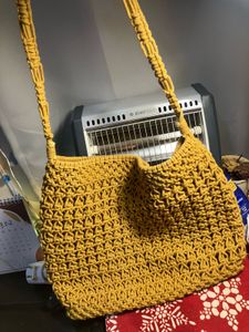 Handmade Macrame Tote Bag