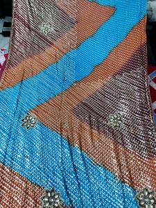 Multicolor Designer Saree