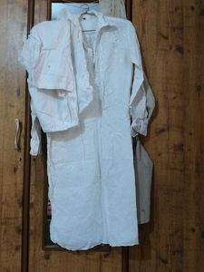 White Embroidered Kurta Set