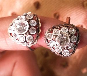 Pure Silver Zircon Toe rings