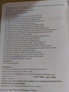 Elements Of Mathematics Class 11 l Free MBD Book