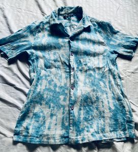 Zudio Blue And White Shirt