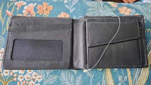 Newhide Leather Wallet, black, unused