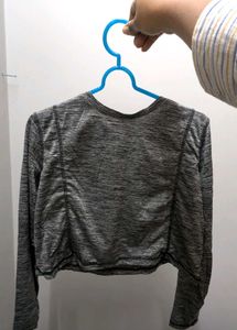 Rigo Active Crop Full Sleeves Tshirt