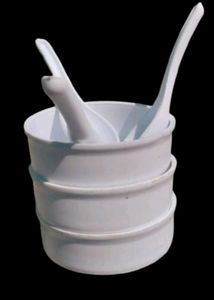 Sauce Bowls with Spoons
