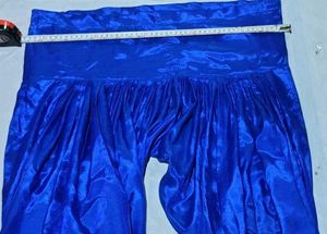 Blue Shiny Salwar Pants