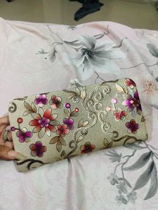 Small Floral Clutch