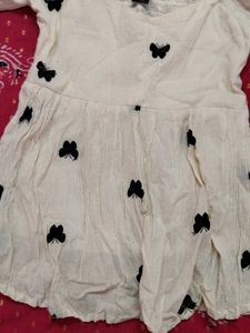 Butterfly Embroidered Top