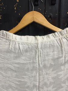 White woolen Palazzo Pants