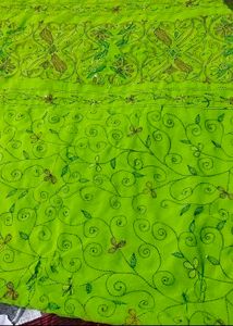 Kantha Work Saree