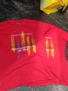 Red Graphic Print T-Shirt