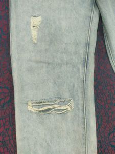 Mufti Jeans – Light Blue Distressed Denim Size 28