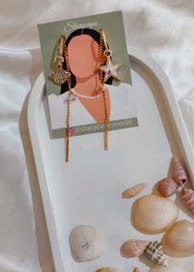 SALE- Saturn and Stars Earrings