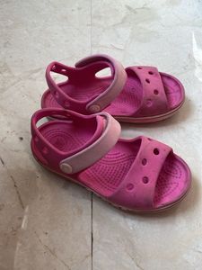 Pink Crocs Sandals
