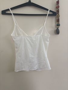 White Spaghetti Strap Top