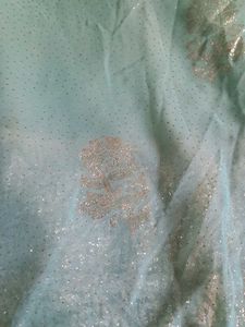 Saree with Velvet Blouse