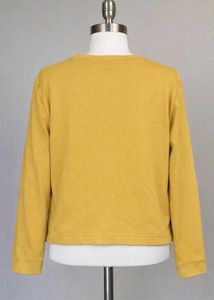 Mustard Pocket Long Sleeve Top (C9)