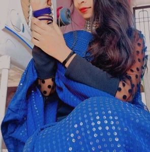 Blue Beautiful Saree