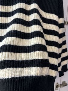 Black &amp; White Pullover
