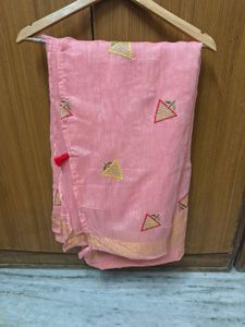 Pink Light Weight Sari