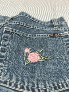 Old Navy Floral Denim Shorts