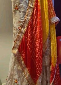 Elegant Embroidered Anarkali Dress With Dupatta