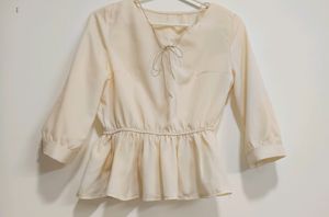 Peplum Top 🤎