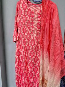 Printed Kurta Set With Dupatta
