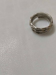 Silver Tone Statement Ring