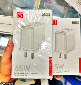 OnePlus Original 65W Charger/USB C To C /Free Cable Box Inside