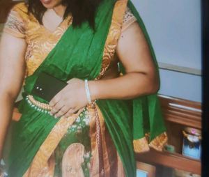 Embroidered Green and gold lehenga choli