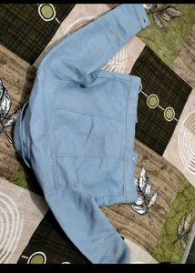 Light Blue Denim Jacket not used more bust 30 fitt