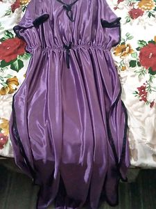 silky smooth long night dress