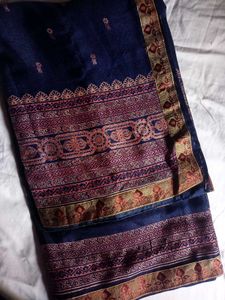 Fancy Saree Detail Design Pallu With Lace