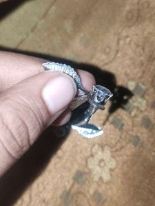 Leaf Drop Earrings with Gem Accents