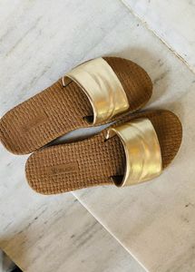 Golden Band Slippers