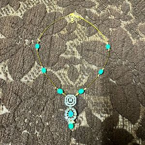 Premium Necklace Green Pearls (Invisible Chain)