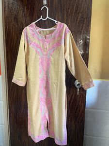 34 Bust Embroidered Kurta For Women