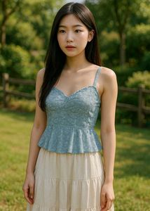 Floral Peplum Tank Top