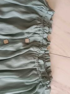 Sage Green Off-Shoulder Top