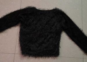 Black FUR|| SWEATER