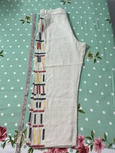 Global Desi Embroidered Trousers