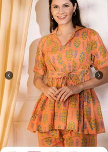 Stylish Printed Kurta Set