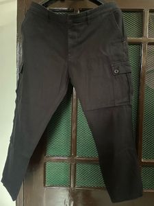 Used Black Cargo Pants | Indian Garage Co.
